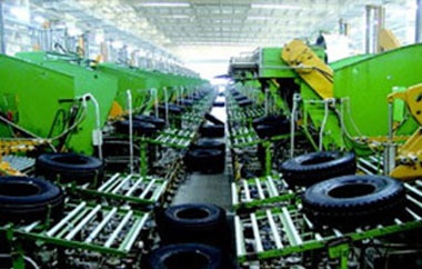 子午線輪胎簾布裁斷機(jī)案例